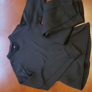 LLBean fleece-lined base layer SET